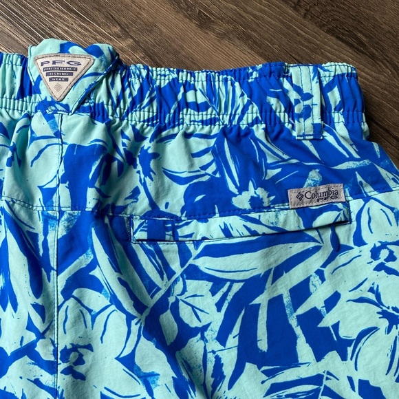 Columbia PFG Men's Blue Swim Trunks Size M - Picture 7 of 9